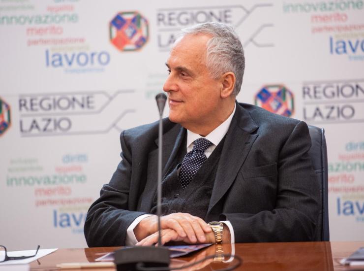 Il presidente della Lazio Claudio Lotito - Lapresse - Faziosi.it