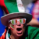 L'entusiasmo di un tifoso a Euro 2024 - Lapresse - Faziosi.it