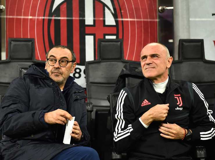 Sarri e Martusciello ai tempi della Juventus - Lapresse - Faziosi.it