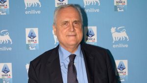 Il presidente biancoceleste Claudio Lotito - Lapresse - Faziosi.it