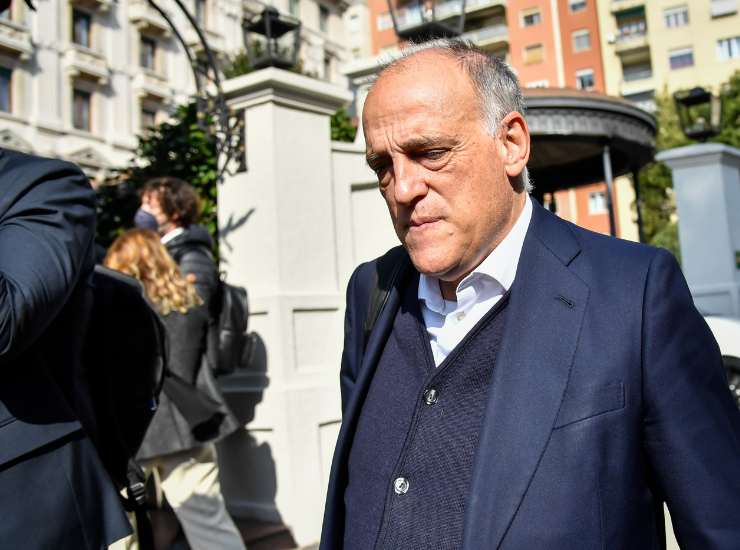 Javier Tebas, presidente de LaLiga spagnola - Lapresse - Faziosi.it