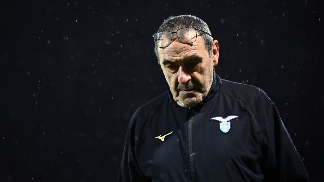 L'ex tecnico della Lazio Maurizio Sarri - Lapresse - Faziosi.it