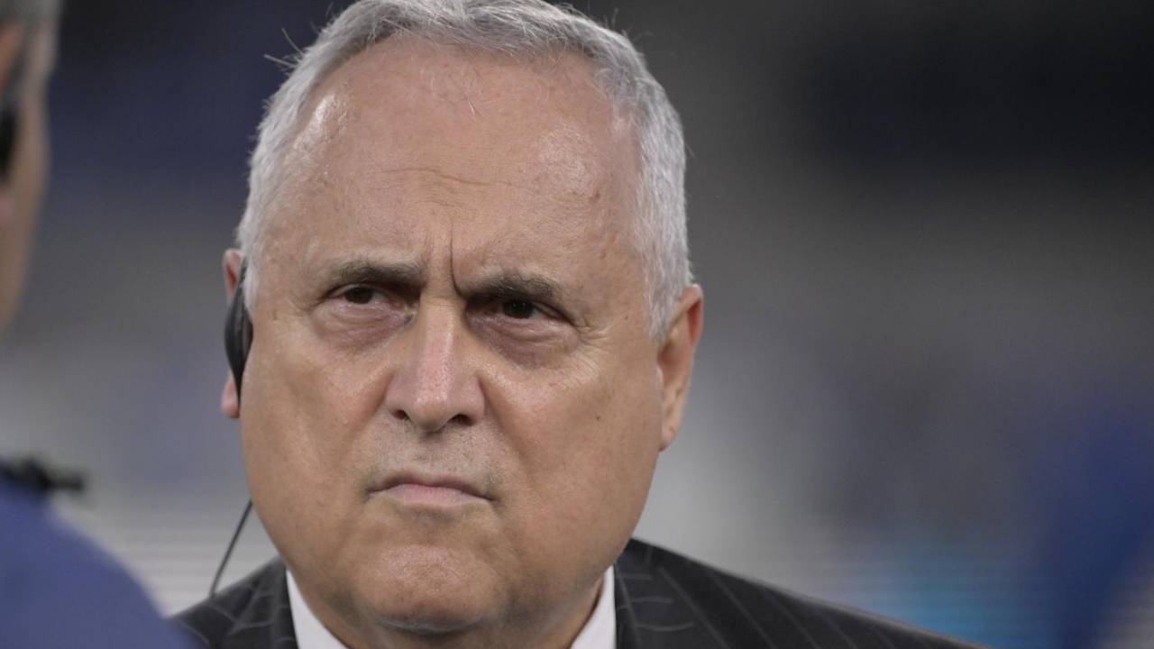 Il presidente della Lazio Claudio Lotito - Lapresse - Faziosi