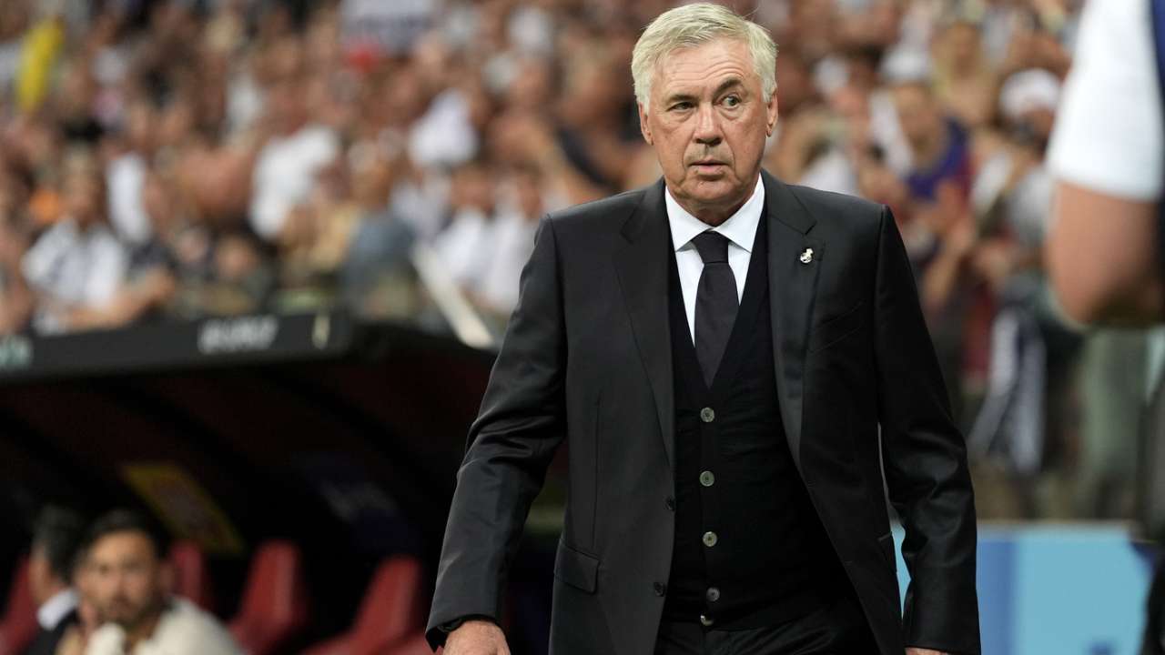 La preoccupazione di Carlo Ancelotti - Lapresse - Faziosi