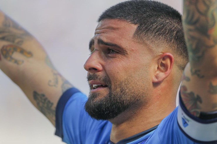 Le lacrime di Lorenzo Insigne - Lapresse - Faziosi