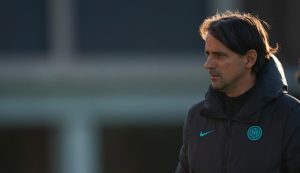 Il tecnico dell'Inter Simone Inzaghi - Lapresse - Faziosi